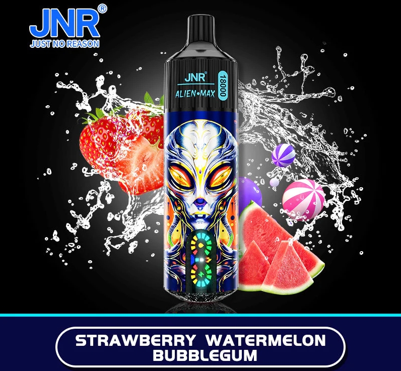 JNR ALIEN Max 18000 Puffs Vape - chiclete de melancia e morango: Uma Revolução no Mercado Brasileiro de Vaping em 2025